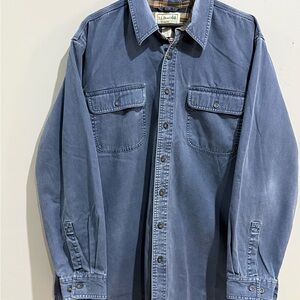 L.L. Bean Men's Slate Blue Shirt Jacket